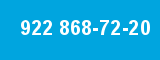 922 868-72-20 922 868-72-20